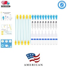 10 Set AI Artificial Insemination Dog Breeding Kit, Canine Breeding Kit, Disp...
