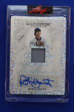 2024 Leaf Ultimate Sports Auto Memorabilia ROBIN YOUNT Autograph Card /4 Brewers
