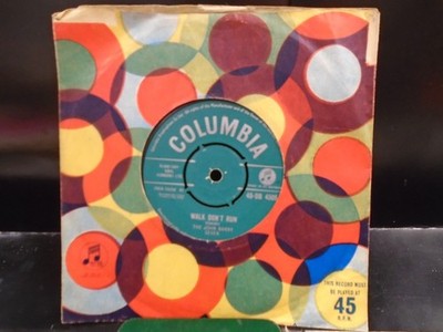 THE JOHN BARRY SEVEN '' WALK DON`T RUN '' Or. UK GREEN COLUMBIA EX+ COND.IN Or.SL.