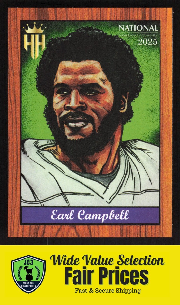 2025 Humongous Hoard NSCC Earl Campbell #NSCC-8 Oilers Card | eBay