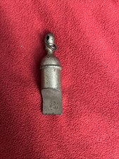 Old Metal Pig nose Style Working Whistle Cut Military WW1 Trench