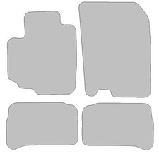 Fußmatten passend für Suzuki Vitara Typ LY (Baujahr 2015 - aktuell), Robust anth