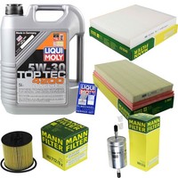 Inspektionskit Filter Liqui Moly ÖL 5L 5W-30 FüR Vw Polo 9N_ 1.4 Fsi