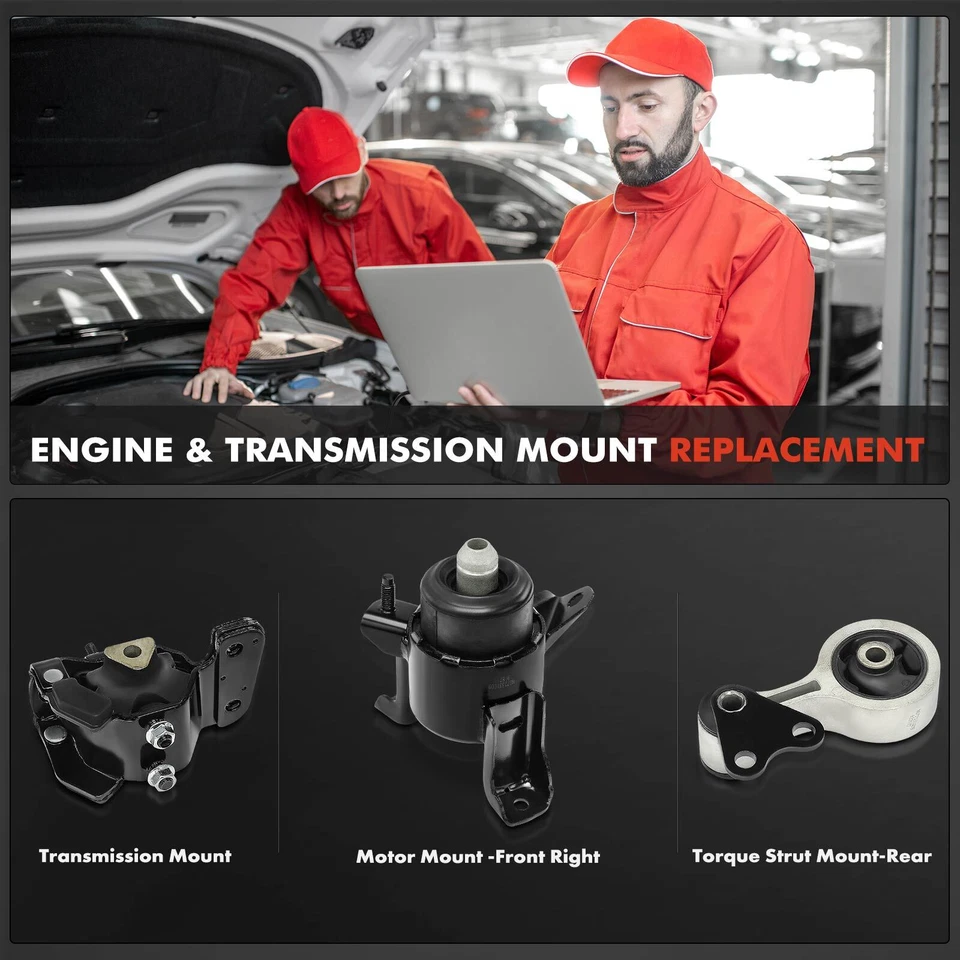 3x Montaje de motor y montaje de transmisión para Mazda 6 2003 2004 2006 V6 3,0 L Foto 2 de 4