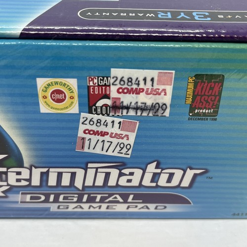 Vtg Gravis Xterminator PC Game Controller #44011 Windows 95/98 Compatible Sealed - Picture 6 of 8