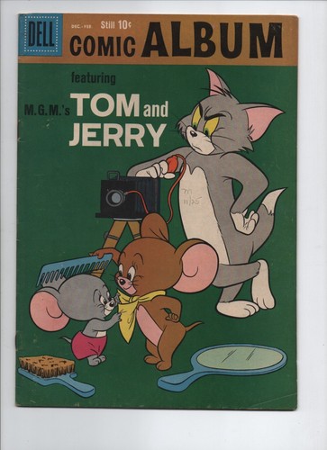 ALBUM FUMETTI MGM'S TOM AND JERRY N.4 FN 1959 * SILVER AGE/SHARP * DELL COMICS
