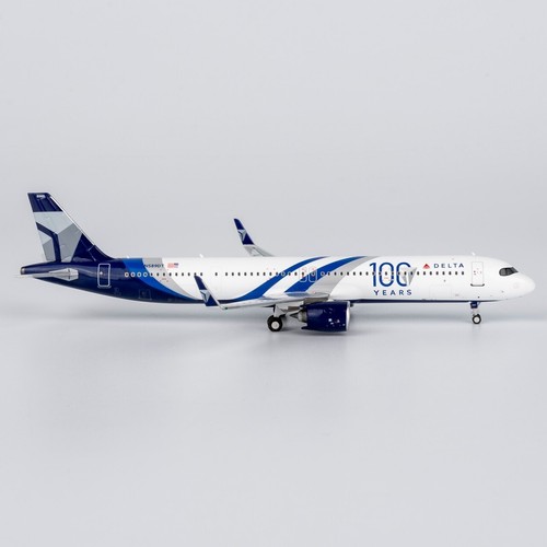 NG Model 1:400 Delta Air Lines Airbus A321neo pressofuso aereo jet modello N589DT - Foto 4 di 9
