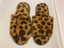 Secret Treasures Women Slippers Animal Print Slide on Shoes