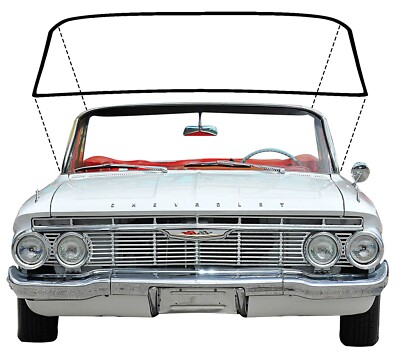 1961 1962 IMPALA CONVERT.  & 1962 IMPALA HARDTOP WINDSHIELD SEAL 61C-79500-2DHI
