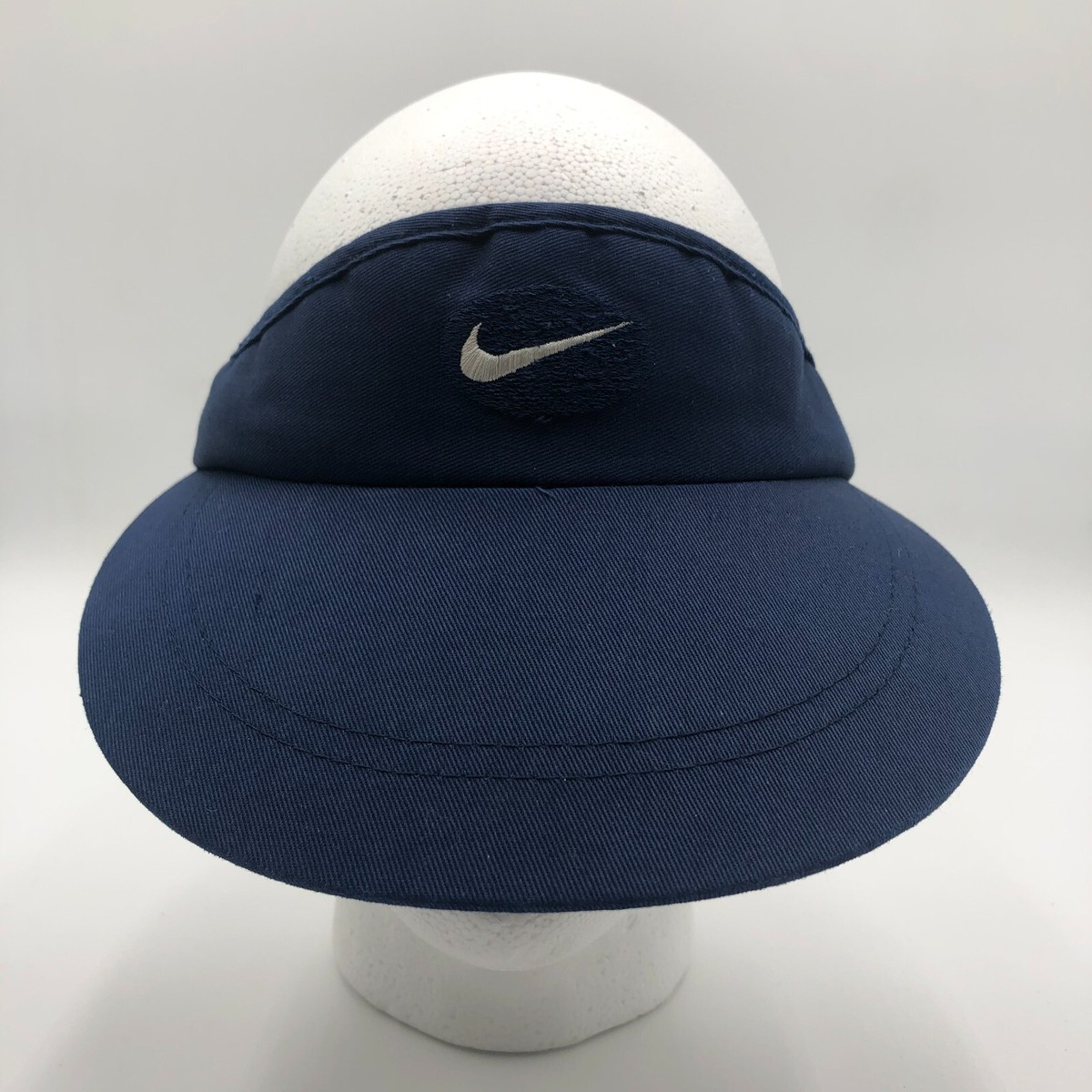 Vintage Nike Sun Visor Golf Tennis Cap Hat Unisex OS Navy