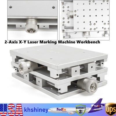 XY Axis 2 Axis Positioning Work Table Laser Marking Machine Adjustable Workbench
