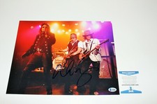 ALICE COOPER SIGNED HOLLYWOOD VAMPIRES 11x14 PHOTO BECKETT COA SCHOOL'S OUT