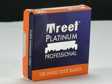100 Treet Single Edge Razor Blades For Barber Razors