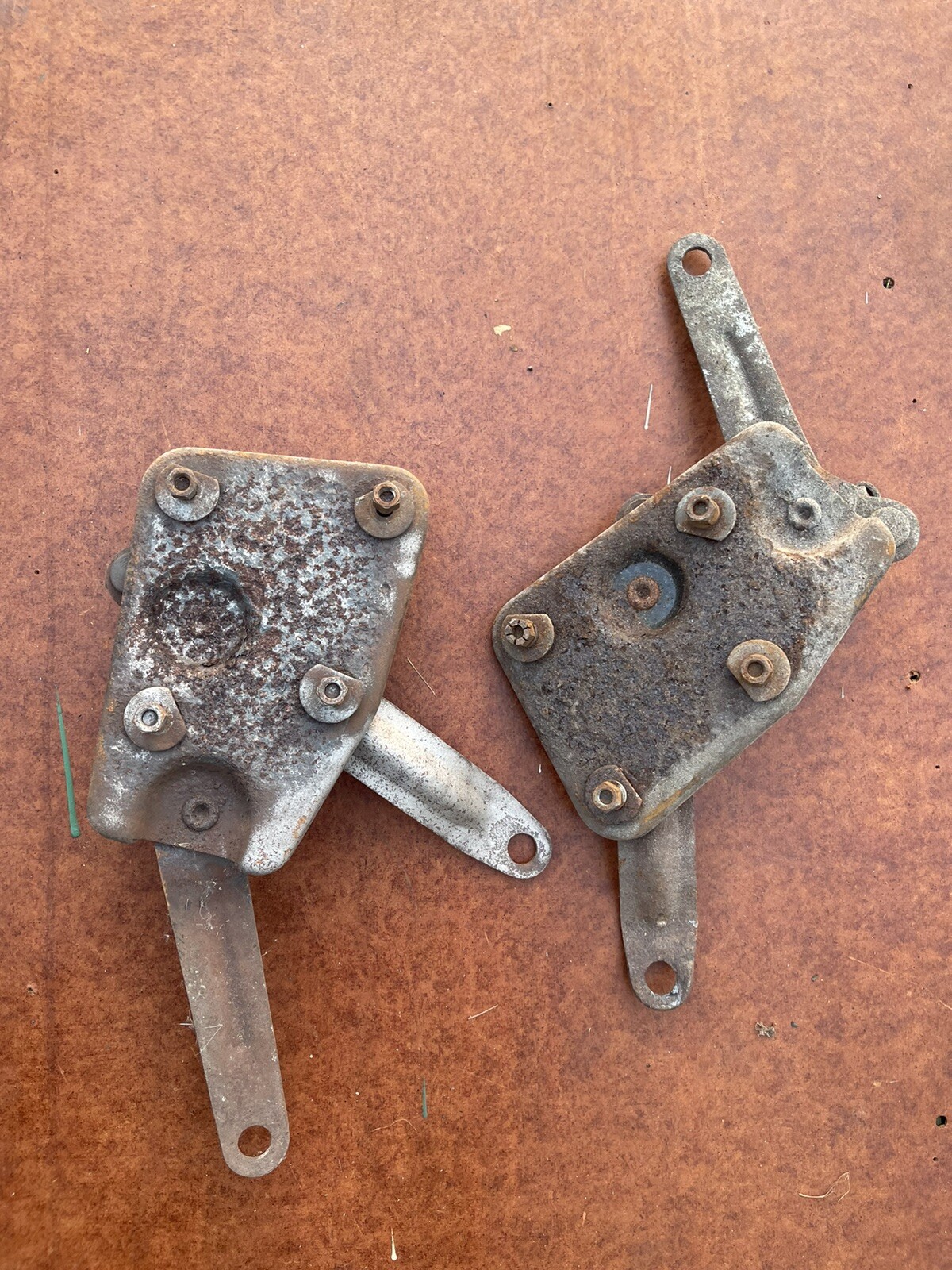 1956 Ford F100 Pickup Truck Factory Used Vintage Hood Hinges Left And