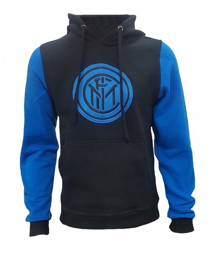 Felpa Inter Nera Con Cappuccio Abbigliamento FC Internazionale Calcio PS  27859 | eBay