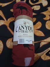 NEW Canyon Trail Womens Jersey Knit Cotton Blend Fashion Lounge Pants Size Small