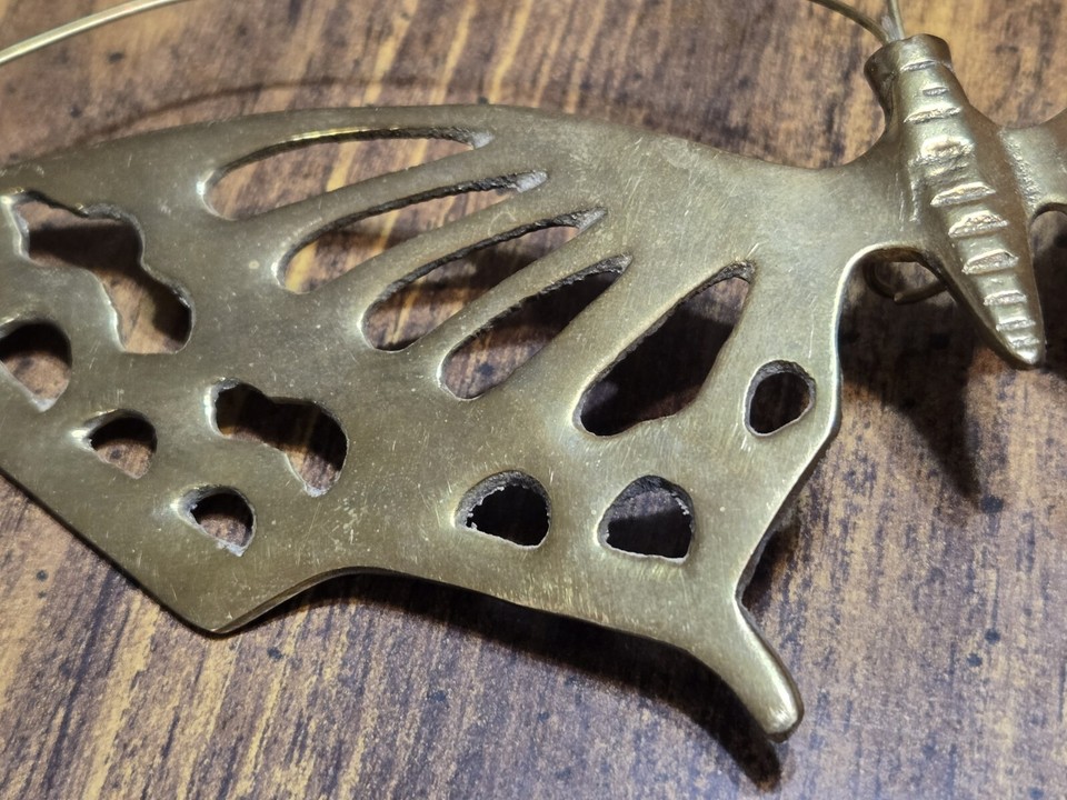 Brass Butterfly Wall Art Mid Century Modern Decor eBay