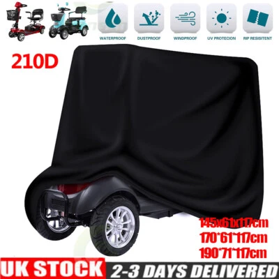 SENSCH S-XXL Mobility Scooter Storage Cover Heavy Duty Shelter UV Protector Waterproof