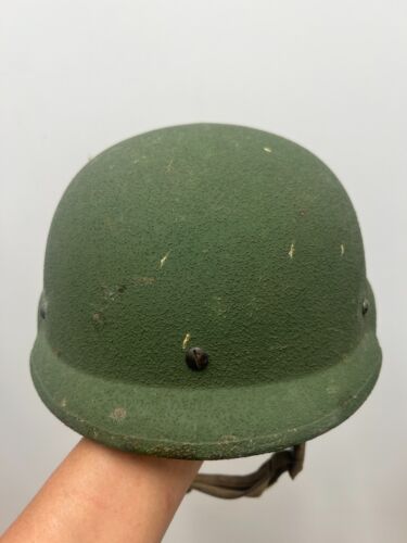 GENUINE USMC GENTEX LEVEL IIIA LIGHTWEIGHT MARINE CORPS COMBAT HELMET - X-LARGE. - Picture 4 of 10