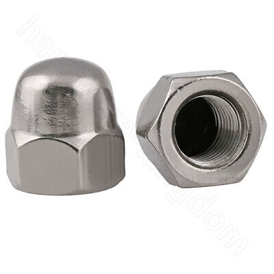 Metric Brass 3 pcs Acorn Cap Dome Nuts M20-2.5 DIN 1587 Metric Brass 3 pcs Acorn Cap Dome Nuts M20-2.5 DIN 1587
