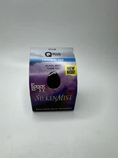 L'eggs Size Q Plus Q+ Sheer Panty Sheer Vintage Pantyhose Black Mist Sheer Toe
