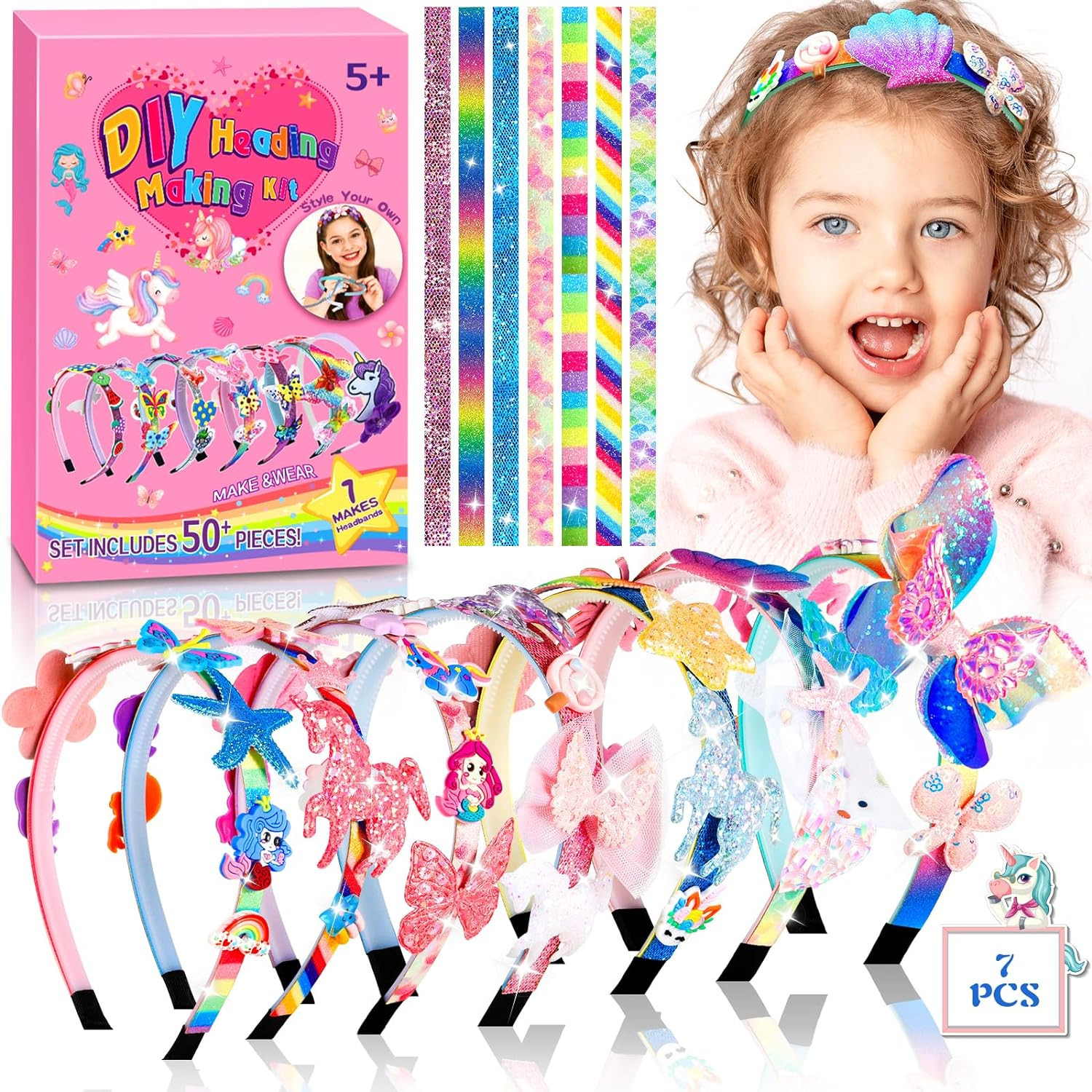 Cadeau fille 5 à 12 ans kit de fabrication de bandeaux