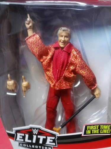 WWE~ELITE~"CLASSY" FREDDIE BLASSIE~NIP~W/INTERCHANGABLE HANDS~COLL. EDITION~FTIL - Picture 2 of 3