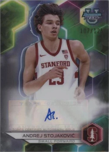 2023-24 Bowman University Best - Andrej Stojakovic #B23-AS