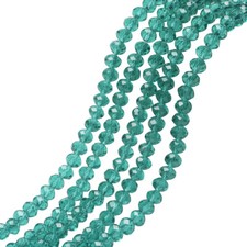 ❤ Faceted Rondelle Crystal ABACUS Glass Beads 3mm~8mm PICK COLOUR Jewellery ❤