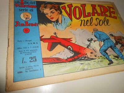 Comic: FLIEGEN IN DER SONNE -DIE ALBEN DES SIEGERS - JIM BRADY - NR.7 12.2.50