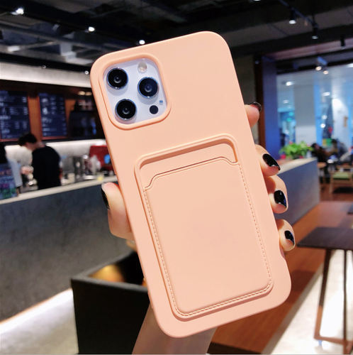 For iPhone 12 Pro Max 11 XS XR 8 7 Case Silicone Wallet Card Holder Slim Cover - Zdjęcie 14 z 20