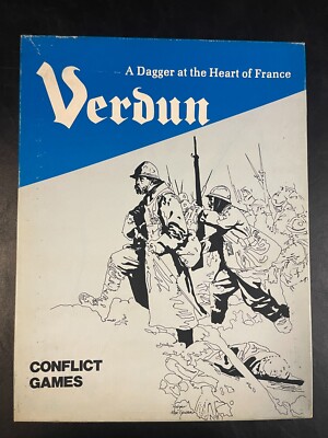 Verdun by Conflict Games 1978. PUNCHED