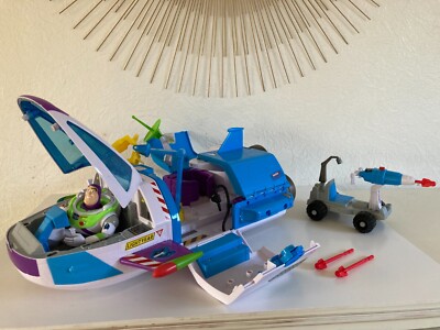 AV7 Spaceship Figure Buzz Lightning Toy Story Lights Sounds DisneyPixar
