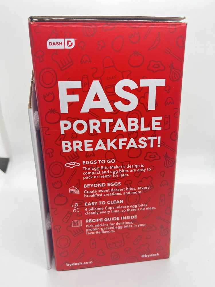Dash Egg Bite Maker Countertop Egg Cooker Teal -