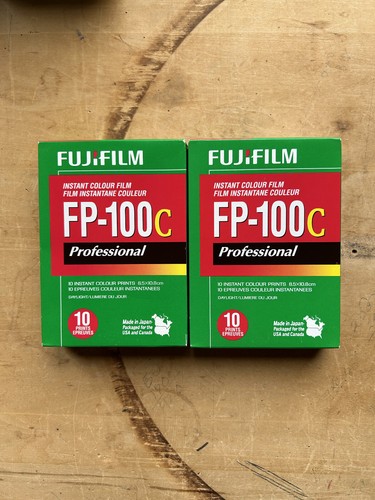 Fujifilm FP-100c Instant Color Film, 2 packs (Expired, NOT REFRIGERATED!)