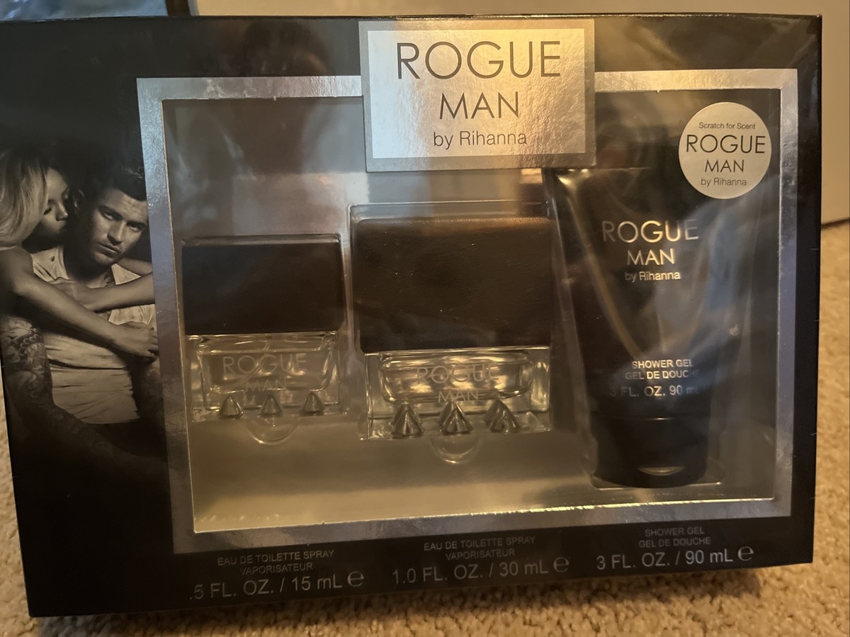 Rogue Man by Rihanna EDT pc set NIB Sealed