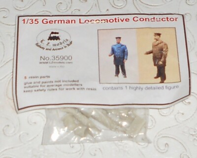 1/35 L Z Models 35900 WWII German Locomotive Conductor resin figure