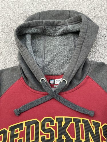 FELPA CON CAPPUCCIO VINTAGE "WASHINGTON REDSKINS" NFL - L/RARA! - Foto 11 di 24