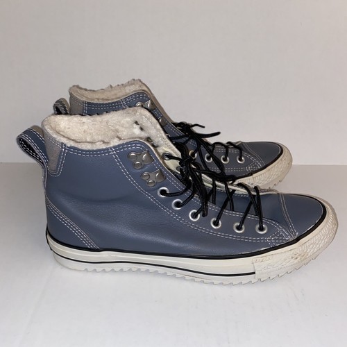 grey fur lined converse