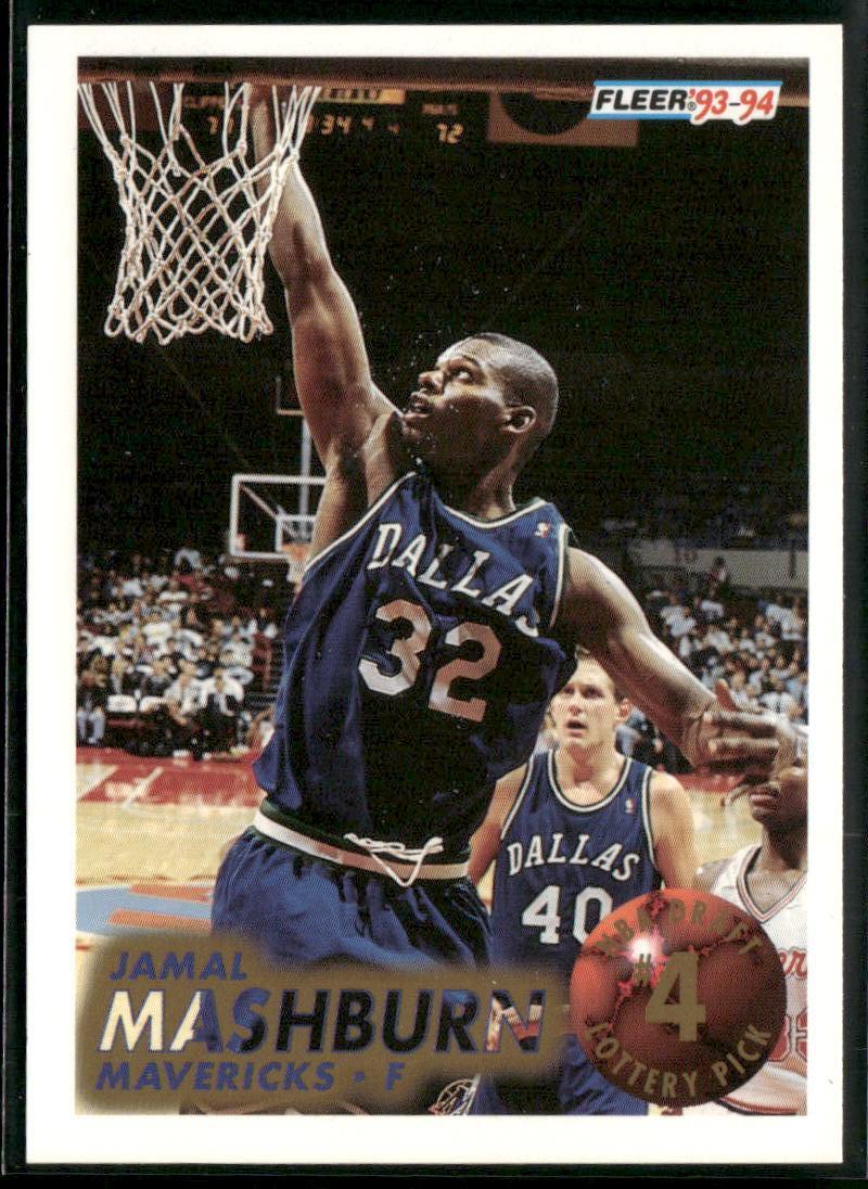 1993-94 Fleer #4 Jamal Mashburn 1993 NBA Draft Lottery Pick Exchange