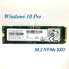 Lenovo, WD, Samsung NVMe M.2 SSD 512GB Solid State with Windows 10 Pro Installed