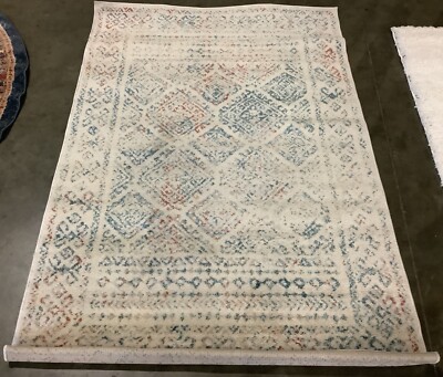 IVORY / TERRACOTTA 4' X 6' Flaw in Rug, Reduced Price 1172667821 TUL264C-4