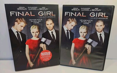 Final Girl (DVD, 2015, Slipcover) Abigail Breslin, Wes Bentley, Tyler Shields