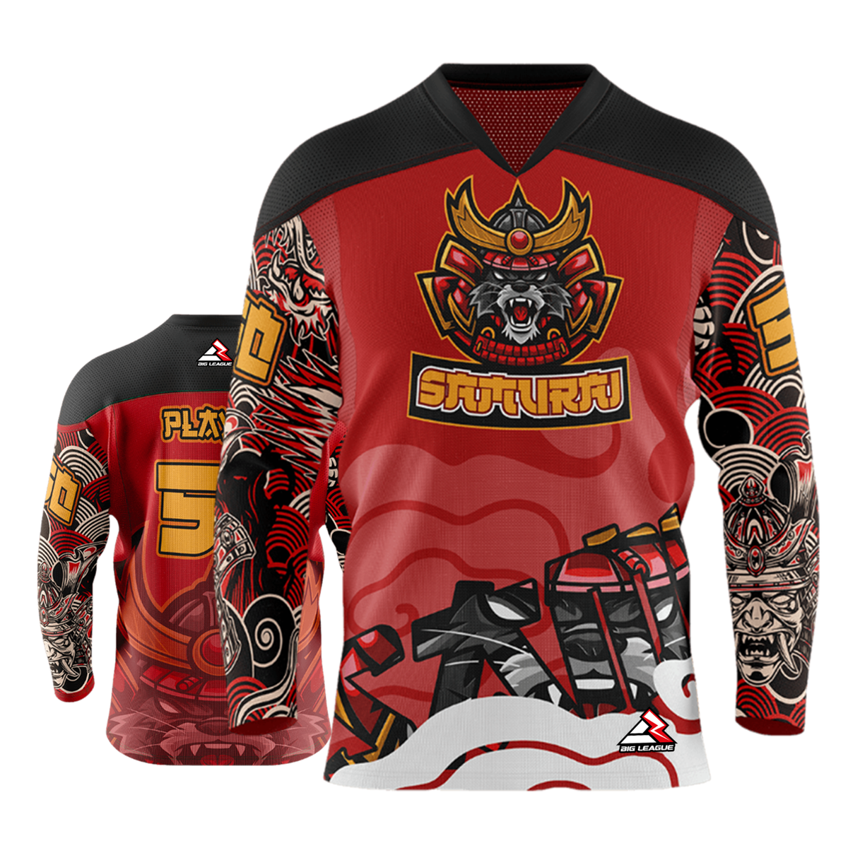 Custom Personalized Sports Jersey for Men Women - Samurai