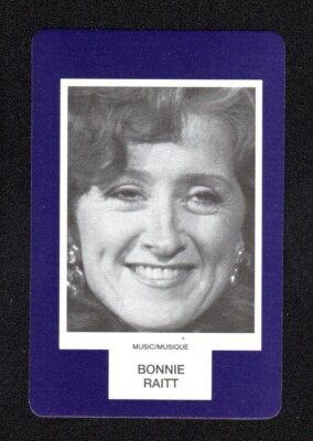 Bonnie Raitt Singer 1993 Face To Face Game Card Canadian Issue