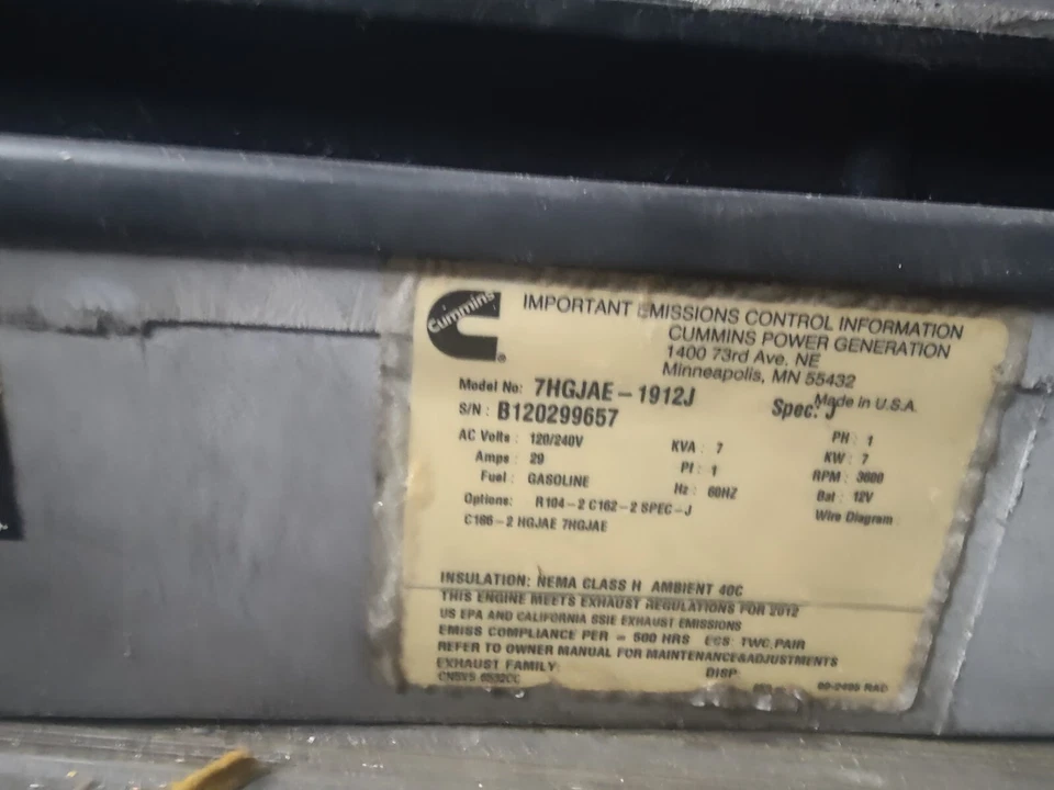 Cummins Onan Commercial QG - Image 3 of 4