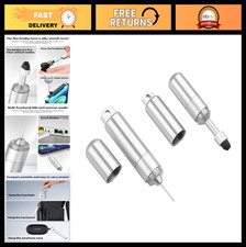 2 in 1 SIM Ejector Pin  Cleaning Brush Keychain - Portable Aluminum Tool for Ph