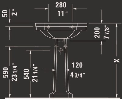 Duravit 1930 Series Ceramic 24