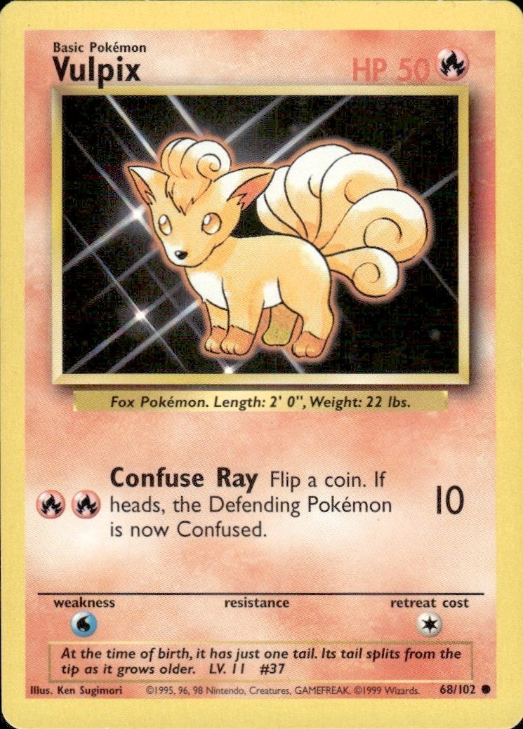 Vulpix - Base Set - 068/102 - Common