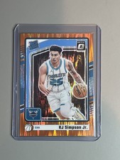 2024-25 Panini Optic Orange Shock Prizm SP /225 KJ Simpson JR rated Rookie RC